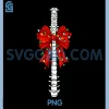 RAD Tech Christmas PNG, X-ray Tech Skeleton PNG