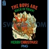 The Boys Are Back In Town Christmas PNG, Santa Jesus PNG
