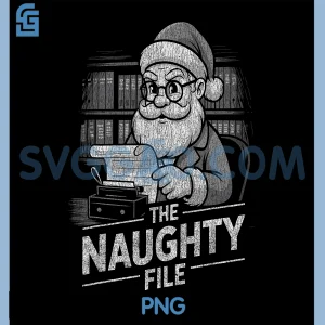 Santa Naughty File PNG, Christmas Humor Holiday Funny PNG