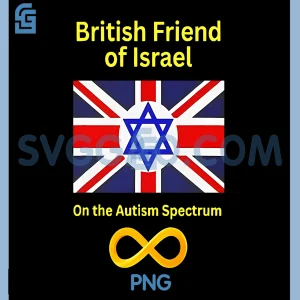 British Friend of Israel On The Autism PNG, Spectrum PNG
