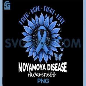 Moyamoya Disease Awareness PNG, Butterflies Sunflower PNG