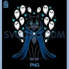 Cat Meme Wizard PNG, Spooky Magical Kitty PNG