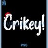 Crikey Christmas PNG, Santa Hat Matching Christmas Family PNG