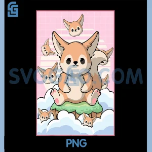 Cute Kawaii Fennec PNG, Fox Japanese Aesthetic PNG