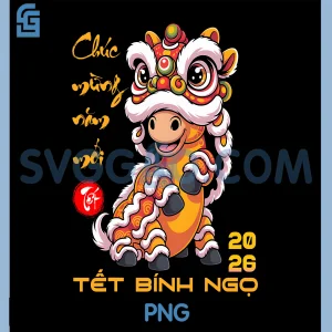 TET Binh NGO Vietnamese PNG, Chuc Mung NAM Moi 2026 PNG