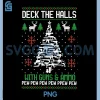 Deck The Halls with Guns & Ammo PNG, Funny Christmas PNG 2 Deck The Halls with Guns & Ammo PNG, Funny Christmas PNG