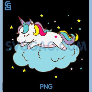 Fantasy Horse Unicorn On A Cloud PNG, Aninal PNG