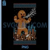 Giant Gingerbread Man PNG, Ugly Christmas PNG