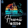 Hawaii Hawaiian 2026 PNG, Vacation Beach Matching Family Group PNG