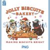Jolly Biscuits Bakery PNG, Vintage Family Christmas Baking Crew PNG