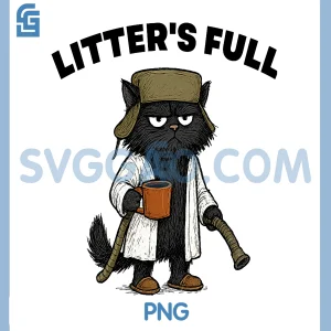 Litters Full PNG, Cat Parody PNG