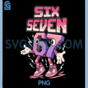 Meme Six Seven Italian PNG, Steal a Brainrot Pink 67 PNG