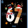 67 Six Seven Funny Christmas PNG, 6 7 Meme PNG