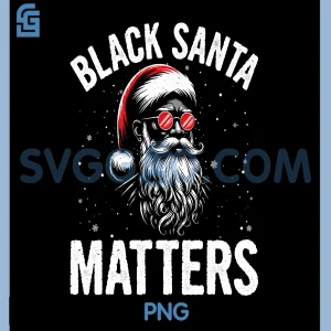 African American Santa Claus PNG, Christmas PNG