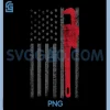 American Flag Plumber Vintage PNG, Plumbing Worker Men Funny PNG