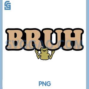 Bruh Frog Meme PNG, Funny Bruh Frog PNG