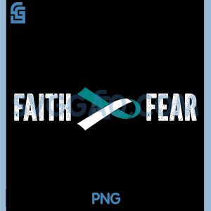 Faith Over Fear PNG, Cervical Cancer Awareness PNG