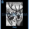 Christmas Santa Reindeer Selfie PNG, Funny Xmas PNG