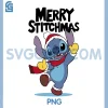 Merry Stitchmas PNG, Disney Lilo & Stitch Christmas PNG
