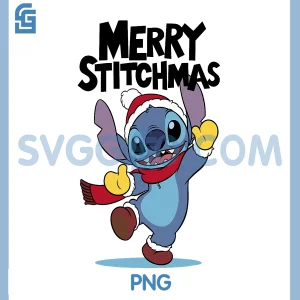 Merry Stitchmas PNG, Disney Lilo & Stitch Christmas PNG