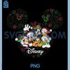 Disney Mickey & Friends Holiday Fireworks PNG, Christmas Trip PNG
