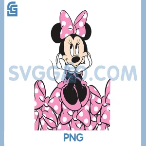 Minnie Pink PNG, Disney Mickey and Friends PNG