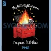 Raccoon Dumpster Fire PNG, Christmas Lights PNG, Funny Raccoon Holiday PNG