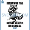 Farted At Work Today Maintenance Was Called To Look PNG, Raccoon PNG