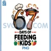Retro 67 Days of Feeding Kids PNG, Lunch Lady Cafeteria Worker PNG
