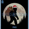 Retro Santa Big Foot PNG, Christmas PNG