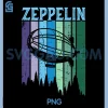 Zeppelin PNG, Airship 70s 80s Style PNG