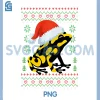 Santa Poison Dart Frog PNG, Christmas Ugly Xmas PNG 1 Santa Poison Dart Frog PNG, Christmas Ugly Xmas PNG