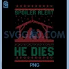 Spoiler Alert He Dies PNG, Funny Nativity Scene PNG