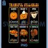 Thankful Syllables PNG, Thanksgiving Phonics PNG, Reading Teacher Fall PNG 2 Thankful Syllables PNG, Thanksgiving Phonics PNG, Reading Teacher Fall PNG