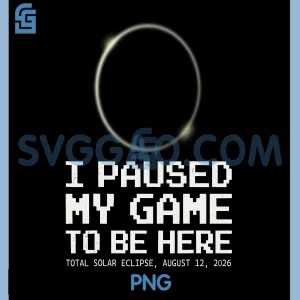 Total Solar Eclipse 2026 PNG, Totality Gamer Gaming PNG