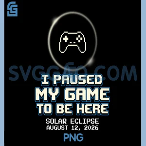 Totality Gamer Gaming PNG, Total Solar Eclipse 2026 PNG
