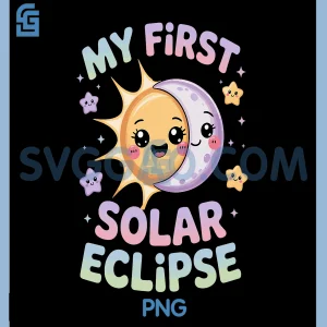Total Solar Eclipse 2026 PNG, Totality Kawaii PNG