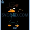 Agent P Undercover Outline Shot PNG, Disney Phineas And Ferb PNG