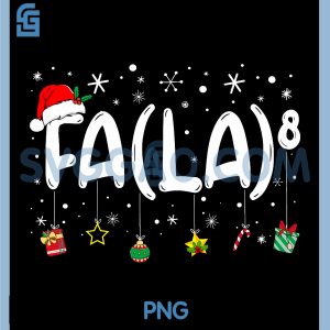 FA (LA)8 PNG, Funny Christmas Santa Fa La PNG