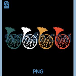 French Horn Novelty PNG, Marching Band French Horn PNG
