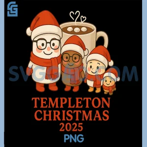 Templeton Chrismas 2025 PNG, Holiday PNG