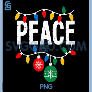 I Come in Peace PNG, Matching Family Christmas Couple PNG