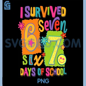 I Survived 67 Days PNG, Six Seven Teachers Students PNG