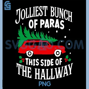 Jolliest Bunch of Paras PNG, This Side of The Hallway PNG, Xmas PNG