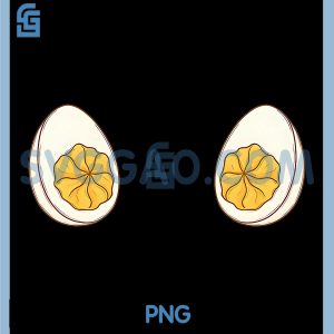Just Here for The Deviled Eggs PNG, Thanksgiving Couple Matching PNG