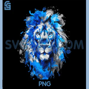 Lions Blue PNG, Animal Lion PNG