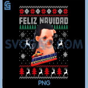 Feliz Navidad Xmas PNG, Los Temerarios Dog PNG,  Ugly Christmas PNG