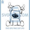 Cute Sitting Reindeer With Santa Hat SVG, Adorable Christmas Deer SVG 1 Cute Sitting Reindeer With Santa Hat SVG, Adorable Christmas Deer SVG