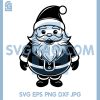 Cute Chubby Santa Claus Standing With Big Beard SVG, Adorable Xmas Santa SVG 1 Cute Chubby Santa Claus Standing With Big Beard SVG, Adorable Xmas Santa SVG