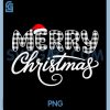 Merry Christmas Buffalo PNG, Black and White PNG